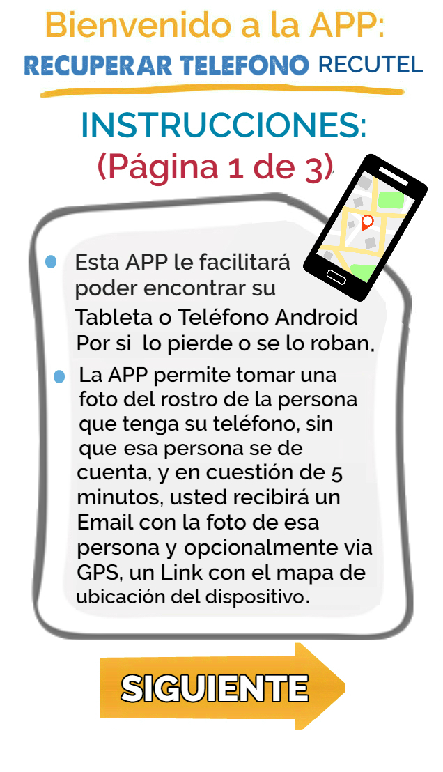 Aplicacion Android para encontrar telfonos robados